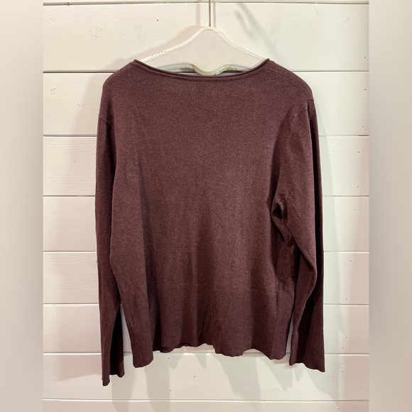 💜 SOYACONCEPT – Plum Buttoned Cardigan (Size XXL) - Picture 7 of 12